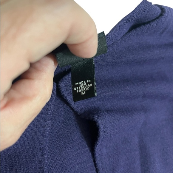 Eileen Fisher Purple Wool Blend Cardigan and Pants Set Top Sz M Pants Sz L - Picture 4 of 12